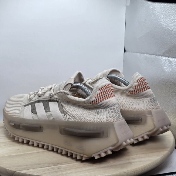 adidas NMD S1 Wonder Taupe Bliss Orange Boost Running Sneakers Trainers Mens 12 - Picture 3 of 9